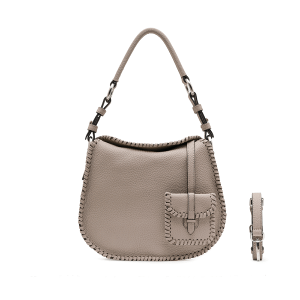 Mini Luna Örgülü Pudra Bej