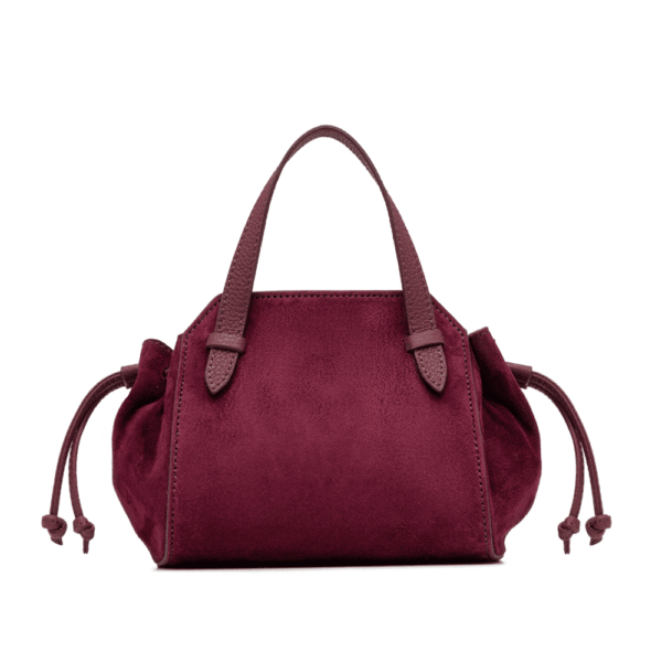 Mini Stella Burgundy Suede