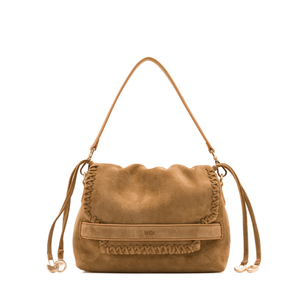 Mini Liora Braided Tobacco Suede